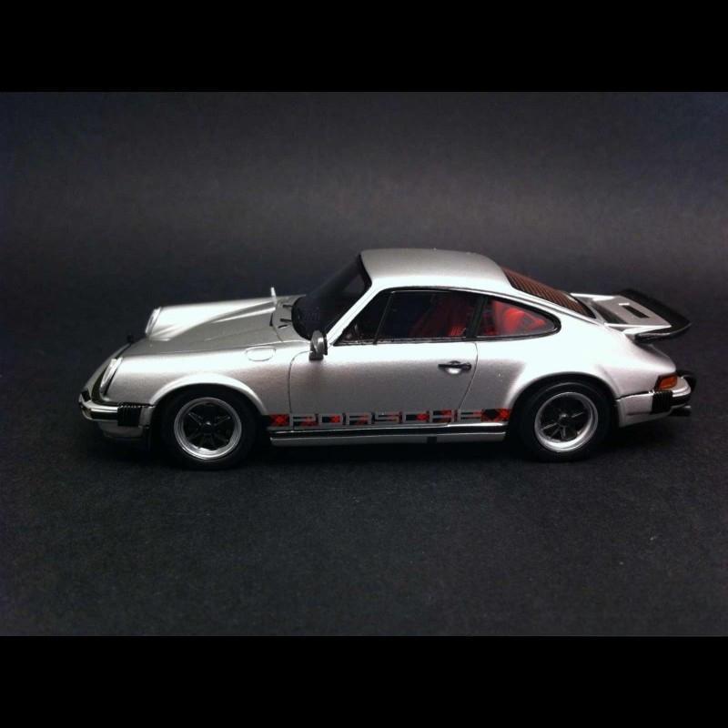 ギャラリービューアに画像をロードする, Porsche 911 ターボ 3.0 1974年モデル ルイーゼ・ピエヒシルバーグレー/Spark 1/43ミニカー ポルシェ特注