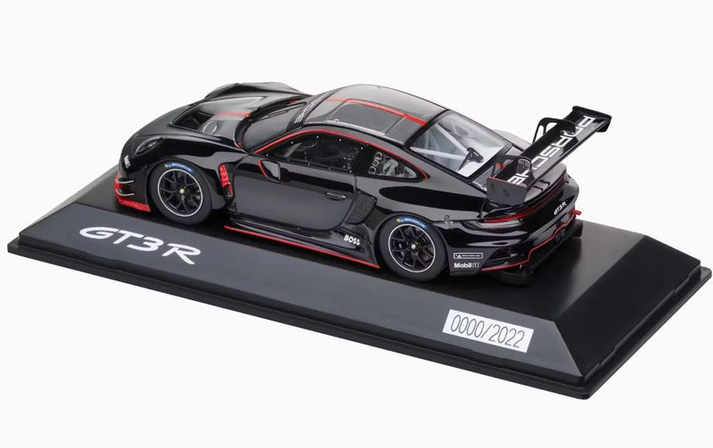 ギャラリービューアに画像をロードする, Porscheポルシェ特注ディーラーモデル 911 GT3 R (992) black 2022個限定 /Spark 1/43 ミニカー