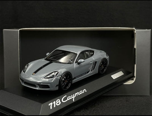 Porscheポルシェディーラーモデル 718 Cayman Type 982 Style Edition 2022 Arctic Grey 1/43 Minichamps