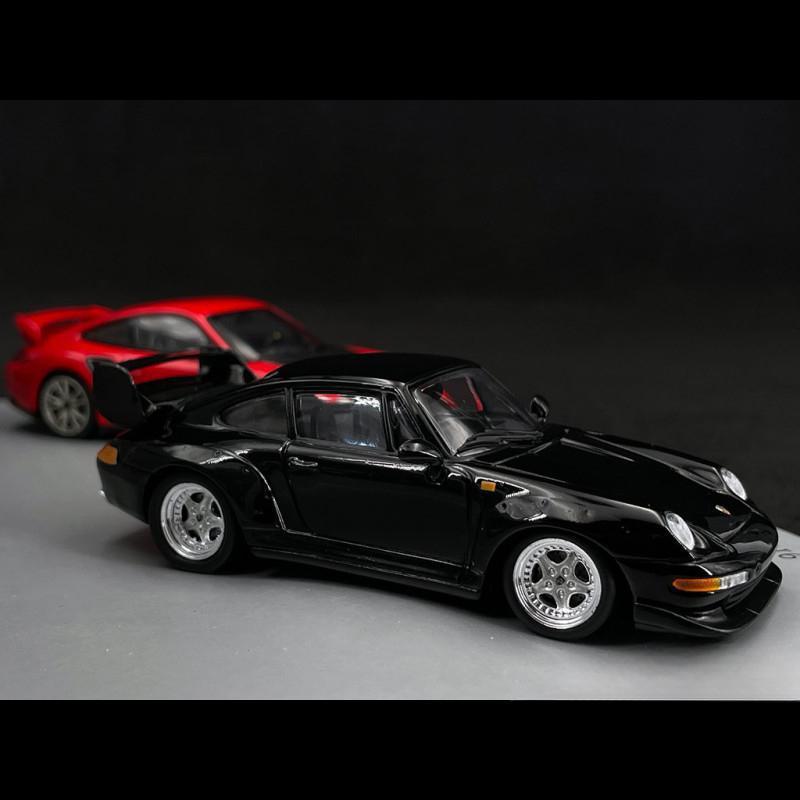 ギャラリービューアに画像をロードする, Porsche 911 GT2 & Porsche 911 993型 ブラック セット/Minichamps 1/43ミニカー ポルシェ特注