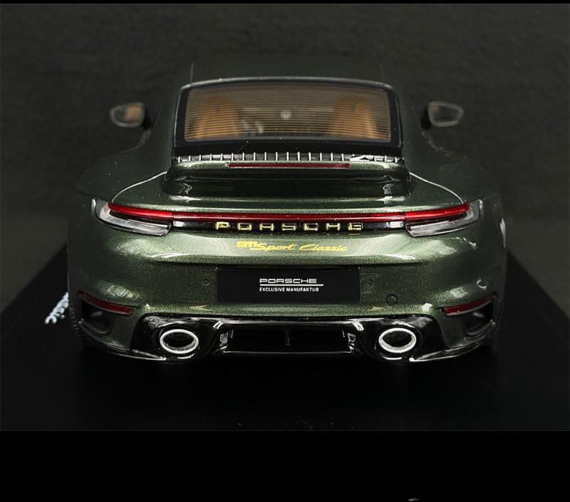 ギャラリービューアに画像をロードする, Porscheポルシェディーラーモデル 911 Sport Classic 992 Type 2022 oak green metallic 1/18 Spark