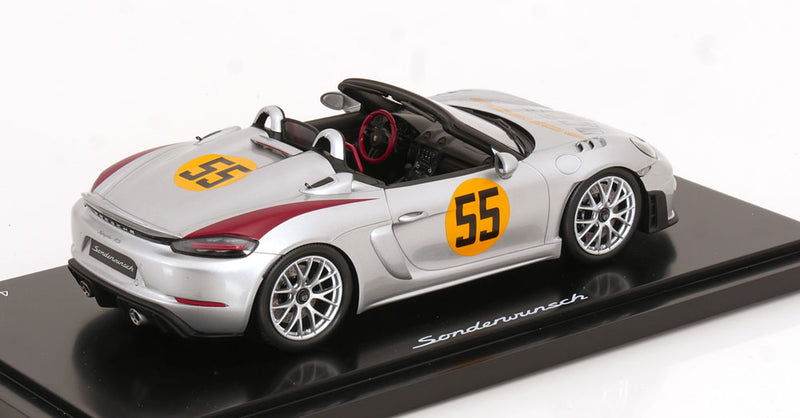 ギャラリービューアに画像をロードする, Porsche 718 (982) Spyder RS Panamericana Special 2024 Porsche特注モデル 限定718個/ Spark 1/18 ミニカー