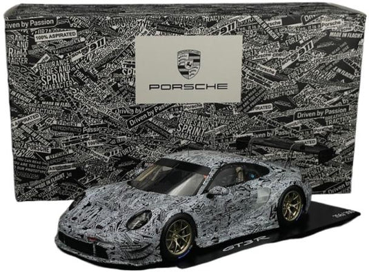 Porscheポルシェディーラーモデル 911 GT3 R Type 992 2023 Testcar Camo 1/18 Spark