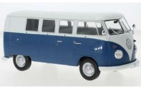 1960 フォルクスワーゲン T1 ホワイト/ブルー/ WHITEBOX 1/24 ミニカー