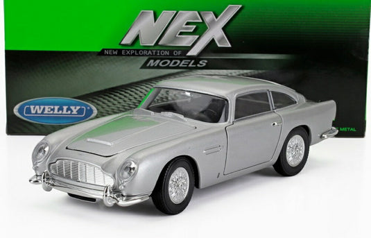 ASTON MARTIN DB5 クーペ 1963 シルバー/ WELLY 1/24 ミニカー