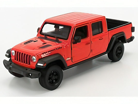 【予約】JEEP RUBICON ピックアップ 2019 オレンジメタリック/カッパー/ WELLY 1/27 ミニカー