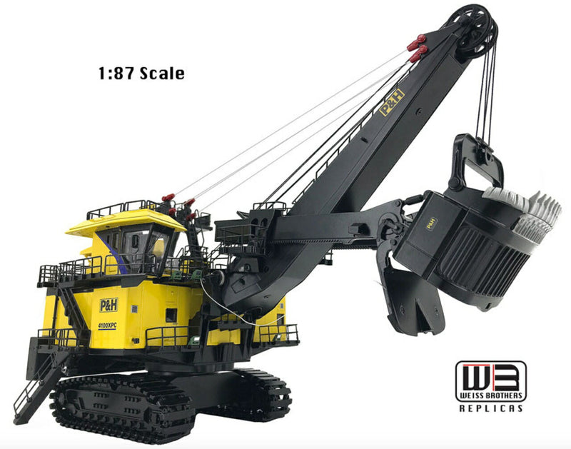 ギャラリービューアに画像をロードする, P&H 4100XPC マイニングショベル / Weiss Brothers 1/87 建設機械模型 ミニチュア