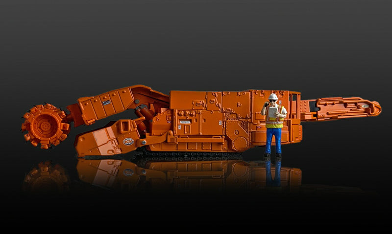 ギャラリービューアに画像をロードする, 12CM27 コンティニュアスマイナー 連続採炭機 / Weiss Brothers 1/50 建設機械模型 ミニチュア