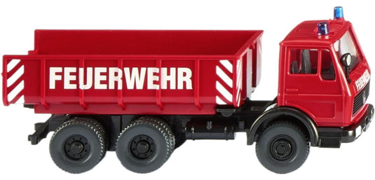 消防車 瓦礫トラック Mercedes Benz / Wiking 1/87 ミニカー 模型