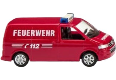 消防車 Volkswagen T5 GP ボックス / Wiking 1/160 ミニカー 模型