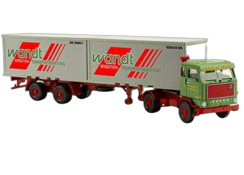 Gerhardt Wandt Volvo F89 コンテナ/ Wiking 1/87 模型 ミニカー