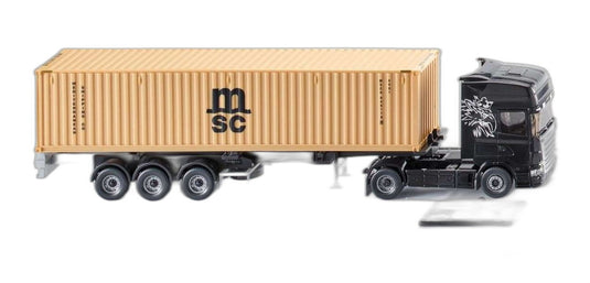 MSC Scania NG コンテナセミトレーラー 052349/ Wiking 1/87 模型 ミニカー