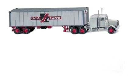 Sealand Peterbilt コンテナ セミトレーラー/ Wiking 1/87 模型 ミニカー