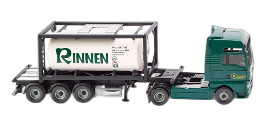 Rinnen MAN TGX タンク コンテナ トラック 20/ Wiking 1/87 模型 ミニカー
