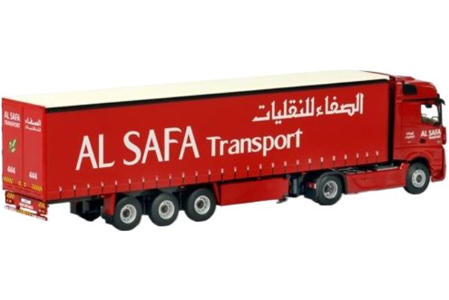 ギャラリービューアに画像をロードする, Al Safa Transport Mercedes-Benz Actros BigSpace キャブ トラクタヘッド / WSI 1/50 建設機械模型 工事車両