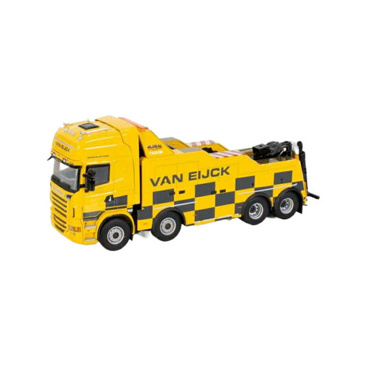 Van Eijck Scania R6 Topline Falkom トラック / WSI 1/50 建設機械模型 工事車両