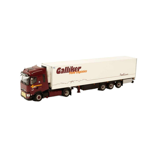 Galliker Renault T High 4x2 reefer semitrailer トレーラー / WSI 1/50 建設機械模型 工事車両