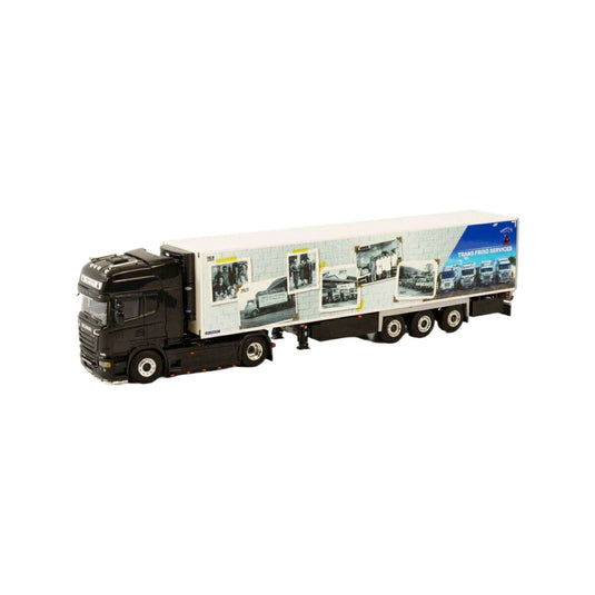 Bajard et Fils Scania R Streamline Topline 4x2 reefer semitrailer 3axle トレーラー / WSI 1/50 建設機械模型 工事車両