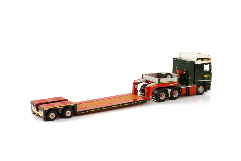 ギャラリービューアに画像をロードする, Scaniaスカニア R HIGHLINE CR20H 6X4 LOW LOADER EURO - 2 AXLE Goudriaan / WSI 1/50 建設機械 模型