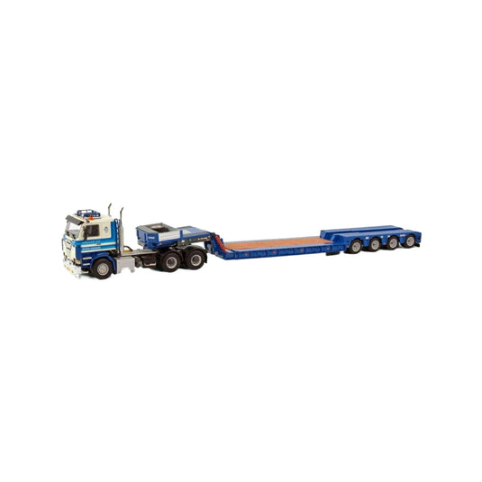 Schoones B.V. Scania 3-Series 6x4 Euro low loader トレーラー / WSI 1/50 建設機械模型 工事車両