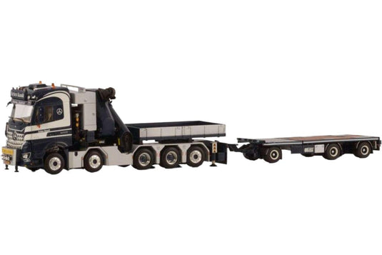 Arjen Kandt Mercedes Benz Arocs MP5 BigSpace 10x4 Palfinger PK165.002 トレーラー モバイルクレーン / WSI 1/50 建設機械模型