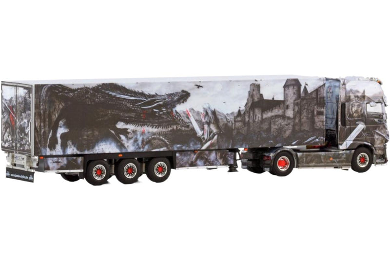 ギャラリービューアに画像をロードする, Heide Logistik DAF XF Super Space Cab トラクタ / WSI 1/50 建設機械模型 工事車両