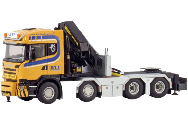 ギャラリービューアに画像をロードする, KTF Harlingen Scania ストリームライン ハイライン トラクタヘッド / WSI 1/50 建設機械模型 工事車両