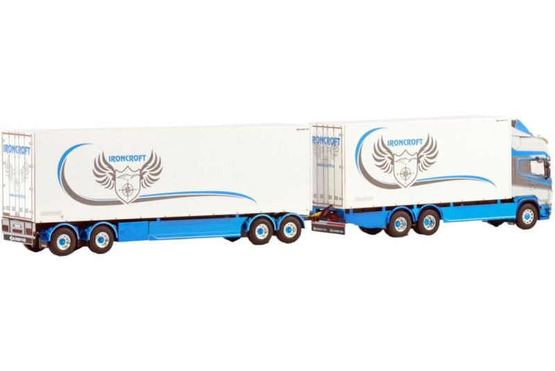 ギャラリービューアに画像をロードする, Ironcroft Scania 4シリーズ トップライン 6x2 タグアクスル トラクタヘッド / WSI 1/50 建設機械模型 工事車両