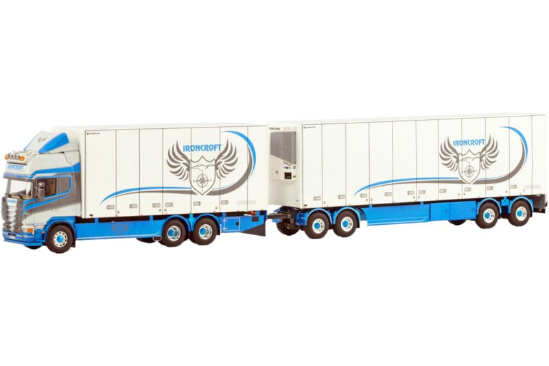 ギャラリービューアに画像をロードする, Ironcroft Scania 4シリーズ トップライン 6x2 タグアクスル トラクタヘッド / WSI 1/50 建設機械模型 工事車両