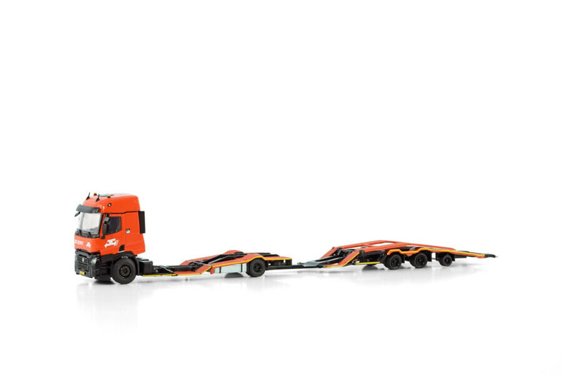 ギャラリービューアに画像をロードする, Renaultルノー T EVO 4X2 トラックトランスポーター COMBI De Rooy / WSI 1/50 建設機械 模型