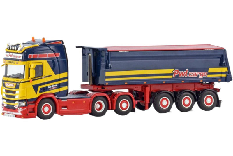 ギャラリービューアに画像をロードする, PWT Cargo Scania R ハイライン CR20H 6x2 トラクタヘッド / WSI 1/50 建設機械模型 工事車両