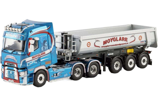 Moyglare Renault Trucks T High 6x2 ダンプセミトレーラー トレーラー / WSI 1/50 建設機械模型 工事車両