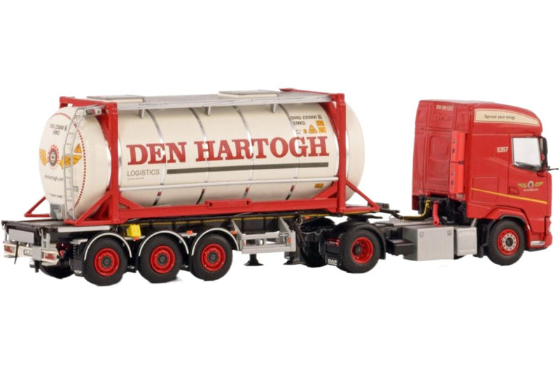 ギャラリービューアに画像をロードする, Den Hartogh DAF XG 4x2 コンテナトレーラー / WSI 1/50 建設機械模型 工事車両
