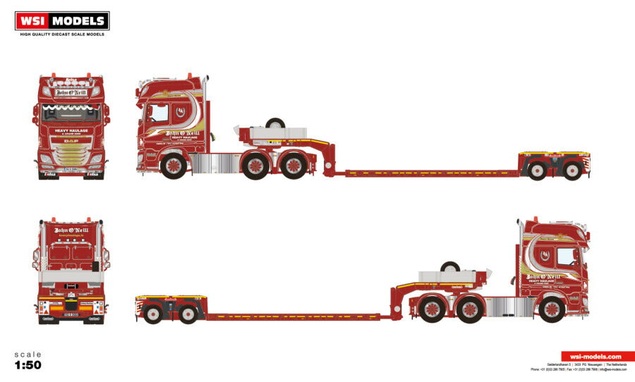 予約】2025年4-6月以降発売予定 DAF XF スーパースペースキャブ 6X2