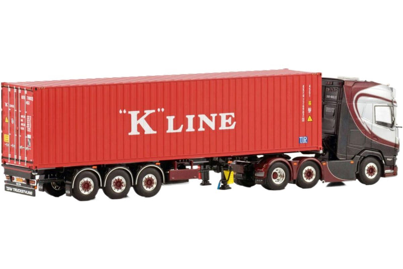 ギャラリービューアに画像をロードする, Frans Kamp Transport DAF XG+ ツインステア トラクタヘッド / WSI 1/50 建設機械模型 工事車両