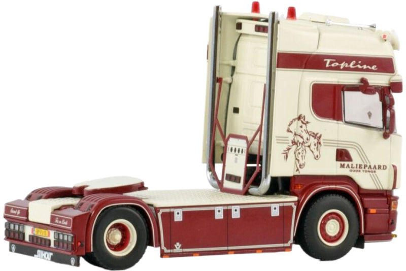 ギャラリービューアに画像をロードする, Maliepaard Transport Scania 4シリーズ トップライン トラクタヘッド / WSI 1/50 建設機械模型 工事車両