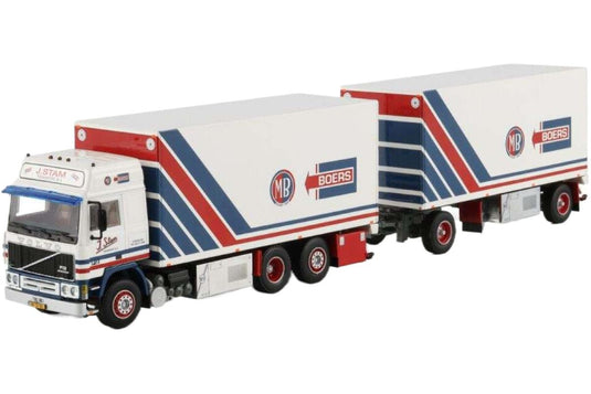 J Stam Volvo F12 Globetrotter 冷凍ボックス トラック / WSI 1/50 建設機械模型 工事車両