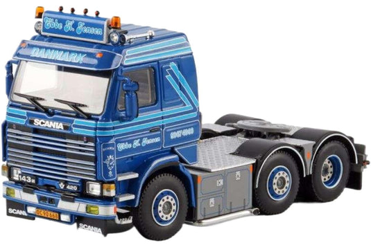 Ebbe K Jensen Scania 3シリーズ 6x2 ツインステア トラック / WSI 1/50 建設機械模型 工事車両