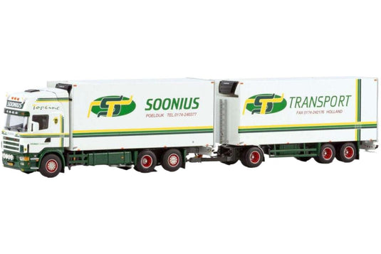 スーニウス スカニア R4 トップライン 6x2 タグアクスル トラック / WSI 1/50 建設機械模型 工事車両