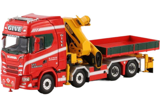 Give Scania S Highline CS20H 8x4 トラクタ / WSI 1/50 建設機械模型 工事車両