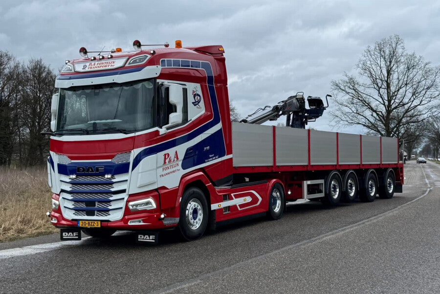 予約】2026年発売予定 P A FONTEIJN DAF XG 4X2 ブリックトレーラー 4