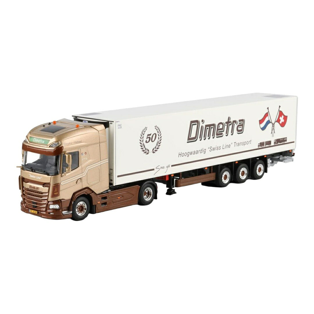 Dimetra DAF XG+ MY25 冷凍セミトレーラー 1/50 WSI ミニカー トラック