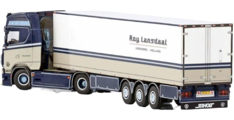 ギャラリービューアに画像をロードする, Roy Lansdaal Scania S ハイライン CS20H 冷蔵トレーラー / WSI 1/50 建設機械模型 工事車両