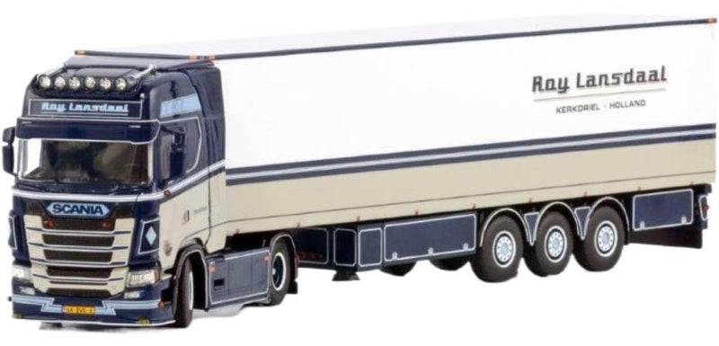 ギャラリービューアに画像をロードする, Roy Lansdaal Scania S ハイライン CS20H 冷蔵トレーラー / WSI 1/50 建設機械模型 工事車両