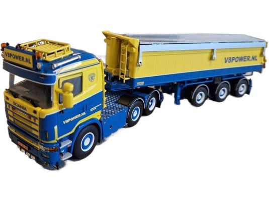V8Power Scania 144 530 ダンプカー ダンプ / WSI 1/50 建設機械模型 工事車両