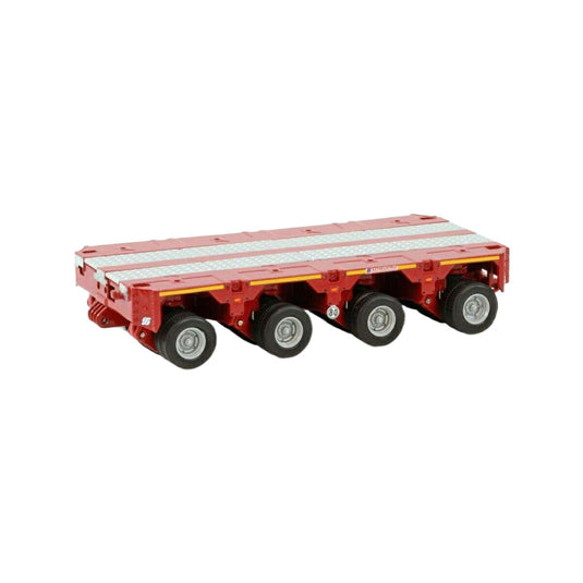 Premium Line Scheuerle Inter Combi 4axle red トレーラー / WSI 1/50 建設機械模型 工事車両