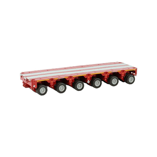 Premium Line Scheuerle Inter Combi 6axle red トレーラー / WSI 1/50 建設機械模型 工事車両