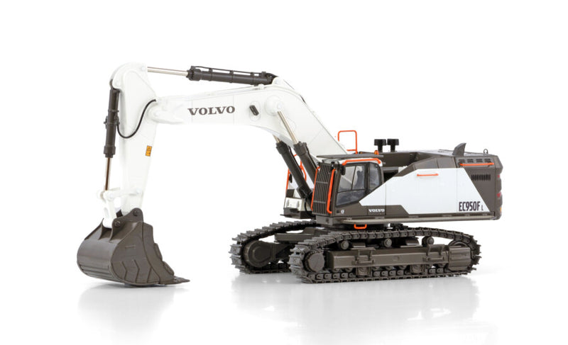 ギャラリービューアに画像をロードする, Volvoボルボ EC950F WHITE Excavator油圧ショベル Premium Line / WSI 1/50 建設機械 模型