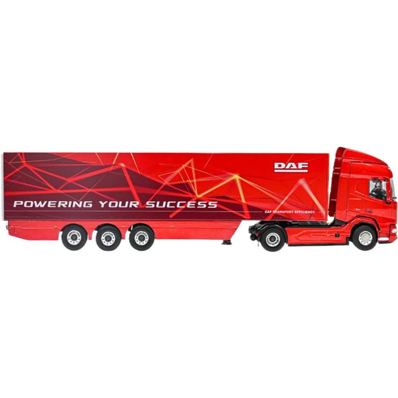 ギャラリービューアに画像をロードする, DAF XF MY25 ボックスセミトレーラー M004634 / WSI 1/50 建設機械模型 工事車両