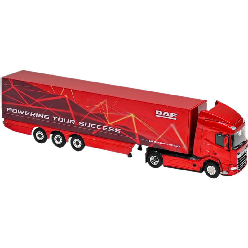 ギャラリービューアに画像をロードする, DAF XF MY25 ボックスセミトレーラー M004634 / WSI 1/50 建設機械模型 工事車両